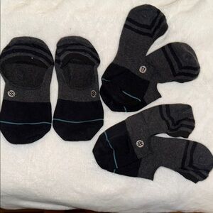 Stance Women's Gray and Black Casual Socks 3-Pairs